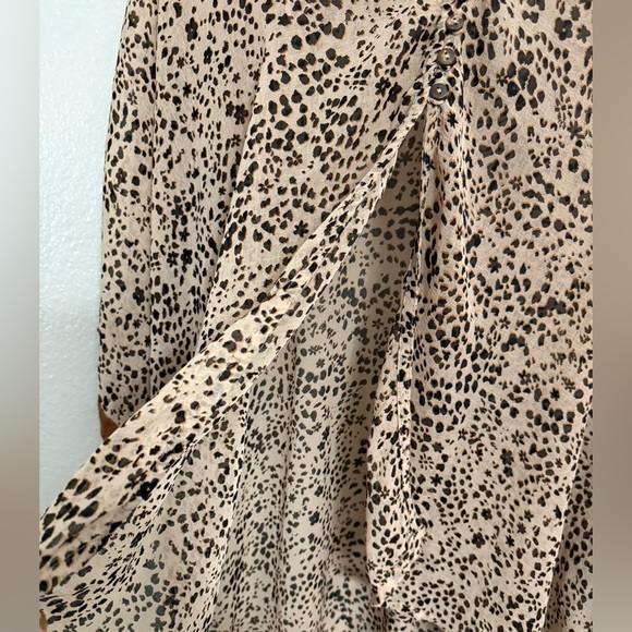 Free People Intimately Animal Print High Low Cover Up - Picture 8 of 12